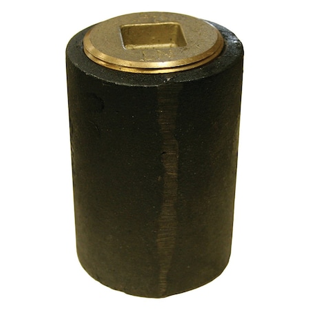 Jones Stephens 4in Plain End Cleanout Long Pattern with 3in Countersunk low sq. Southern Code Plug - 4in Height C39004